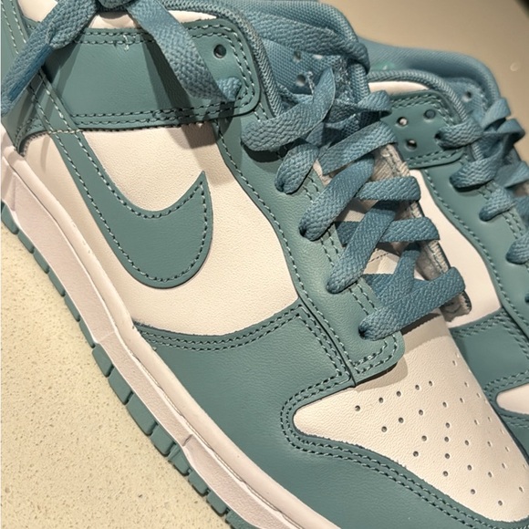 Nike Teal and White Sneakers - Picture 4 of 5